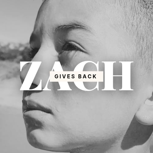 Zach Gives Back